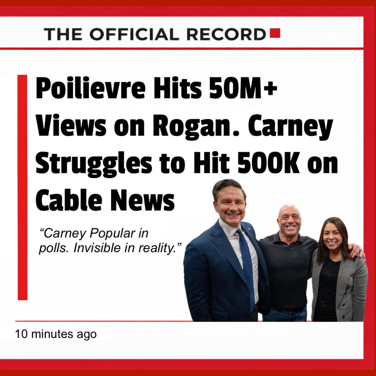 THE OFFICIAL RECORD tweet media