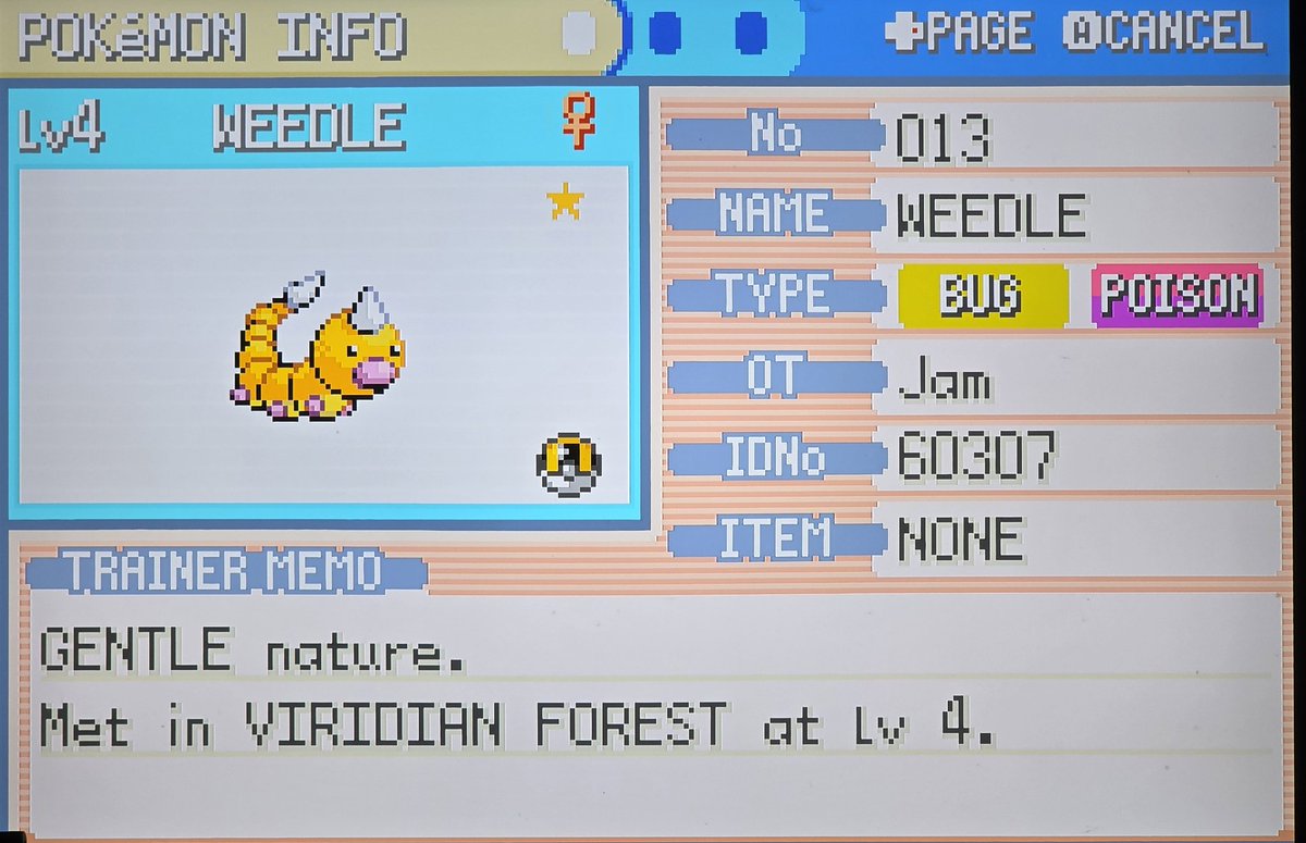 Jambo_110's tweet photo. My first shiny encounter in pokemon leaf green 
#pokemon https://t.co/1wYYhOhSnE