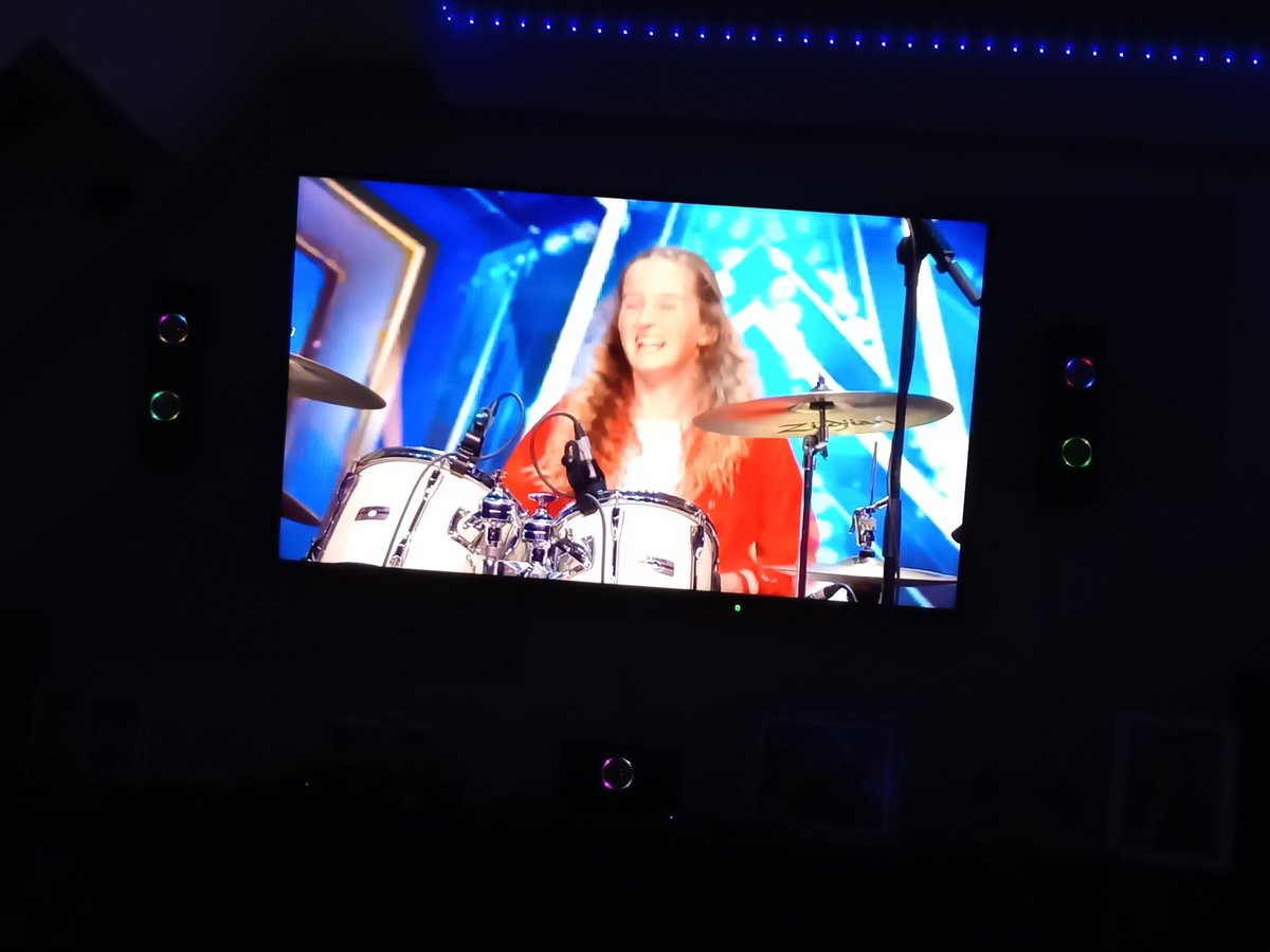 TrevCampbell's tweet image. Go nancy go 12 year old girl drummer on #bgt @BGT brilliant 👏