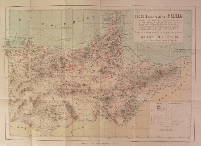 PlataformaMill1's tweet photo. #TalDíaComoHoy, el 21 de marzo de 1922, ante la incertidumbre de que el enemigo ocupe una de las alturas dominantes de #Amvar poniendo en peligro al #TercioDeExtranjeros, el alférez D. Antonio Suárez López-Pando de la 1ª Cía, por iniciativa propia se lanza al ataque. https://t.co/yBPjPgPxpB
