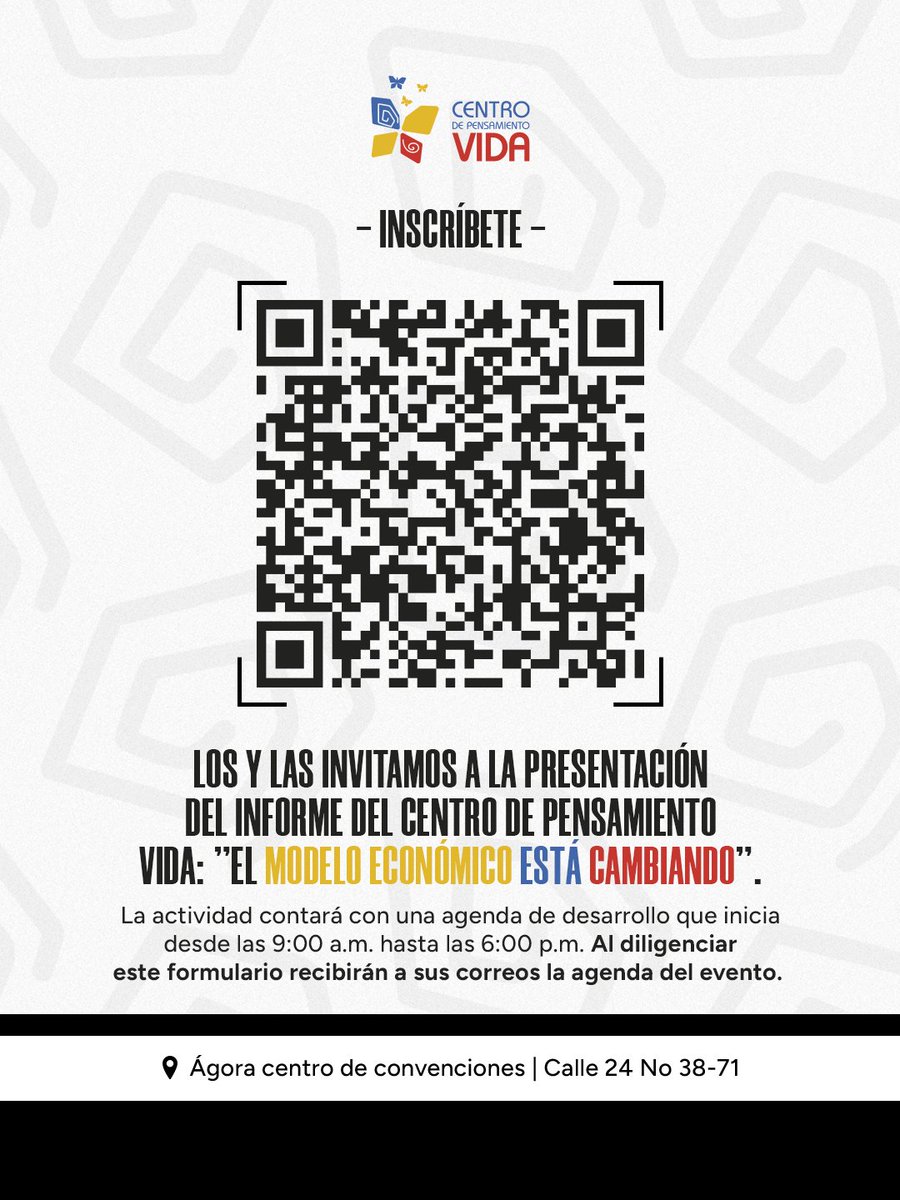 🗓️ Este miércoles 25 de marzo desde las 9am en el Centro de convenciones Ágora, haremos la presentación del Informe de nuestra autoría: "El modelo económico está cambiando. Avances y resistencias en el gobierno Petro".  

Contaremos con la participación del Presidente
