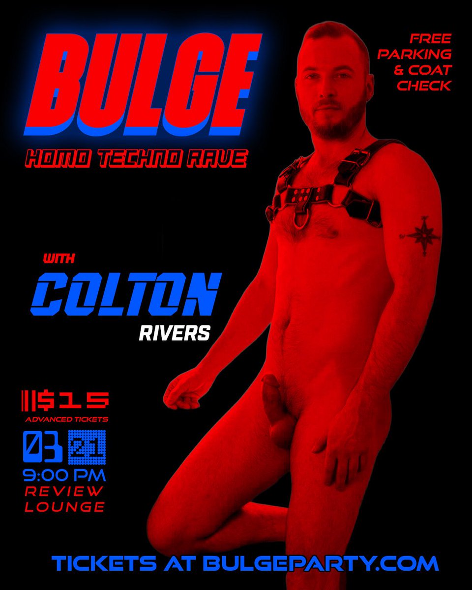 ColtonRiversXXX's tweet photo. Dallas! Looking for something to do Tonight? Bulge, sports gear rave 
 https://t.co/BdyWluJ5Ij https://t.co/aMCKH5frxz