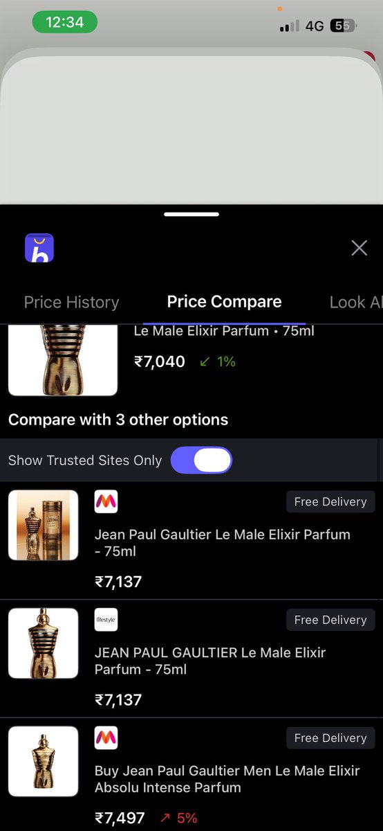 Nikitalovi's tweet photo. Same product, different prices. Buyhatke’s compare feature shows you where it’s cheapest in seconds so you never overpay. 

#อิหร่าน #dubaiattack #خامنئي #Dubai #صفارات_الانذر #ZEENUNEWWITHOFFWHITE #PolcaFamMeetingD2 #Israel #FELIX #buyhatke #Panamá #SábadoDePLP https://t.co/9zO7zjLgKs