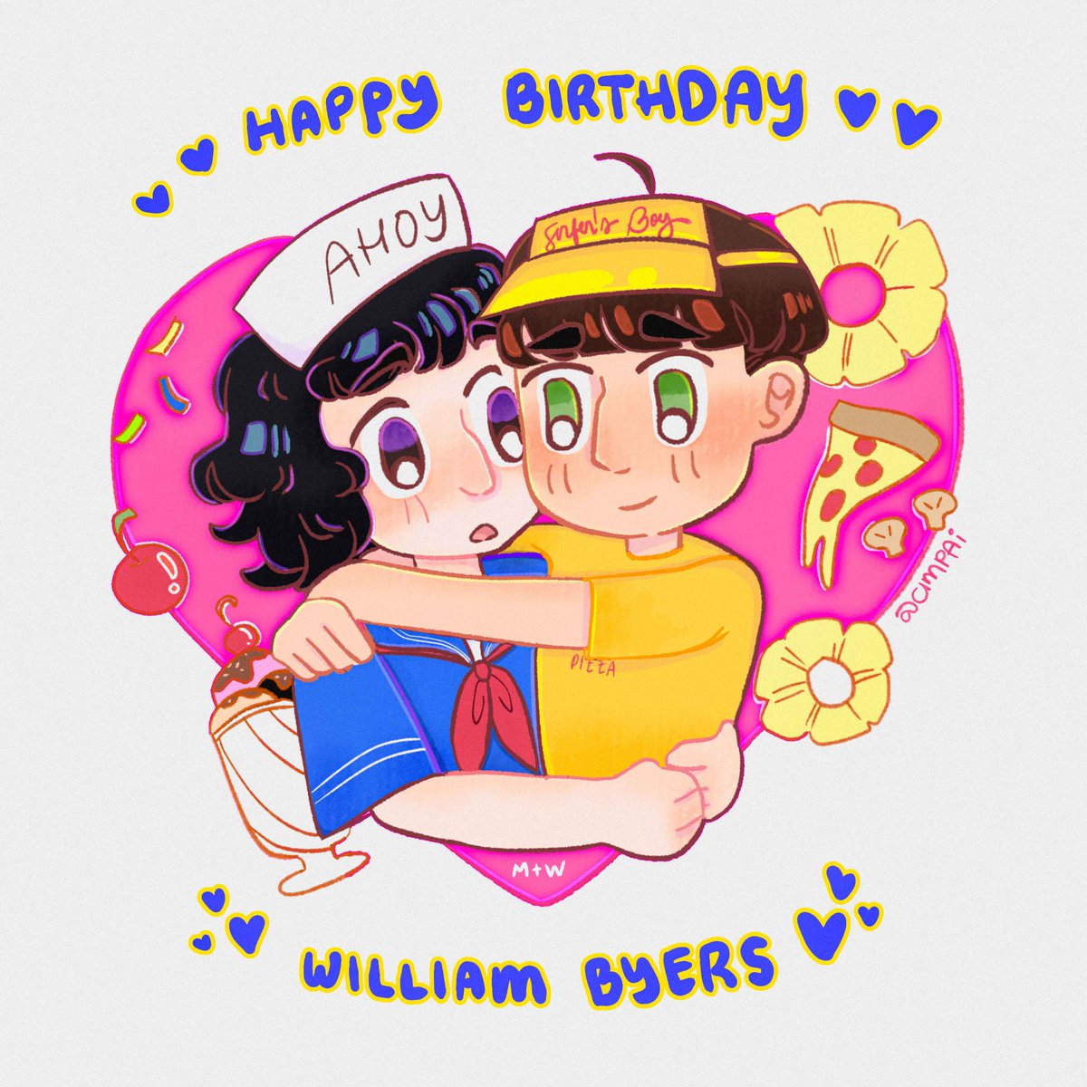 Cimpai's tweet image. Happy Birthday to William Byers, the most soft-spoken, gentle, and delicate boi ever 🎂💛✨
#wiw #willbyers #byler