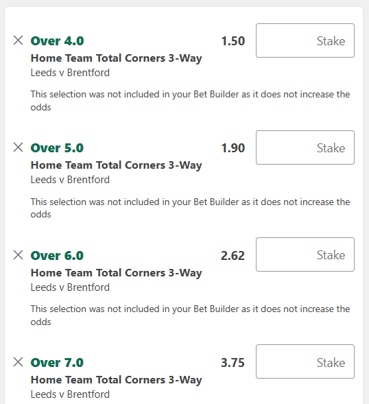 TipsCentral2026's tweet photo. 🪜 Laddering Leeds corners tonight, they play at high intensity at Elland road and need a result to give take them away from the bottom 3!

Leeds corners at home in the prem this season:
9,5,5,4,7,6,9,5,4,3,3,4,7,5,7
=Average of 5.5

Units advised:
Over 4=2 units
Over 5=0.75 units
Over 6=0.5 units
Over 7=0.25 units
Over 8=0.1 units