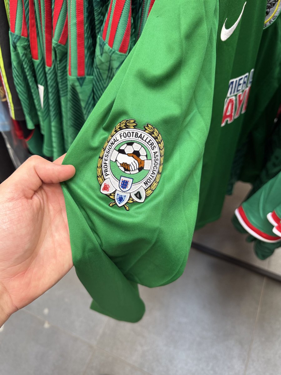 Madders_An's tweet photo. @EWFC1913 any reason why this is casually in a retro footy store in Mexico City? 🤣 https://t.co/7qlBNwWLp9