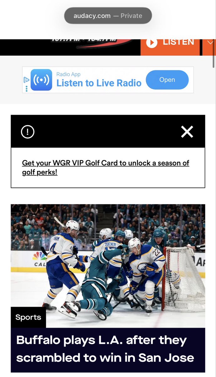 Sabres Garage tweet media