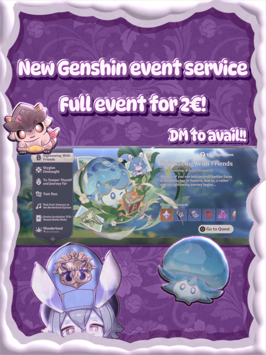 ❀𝒏𝒊𝒄𝒐𝒍𝒍𝒆❀ Genshin Pilot𖥔 ݁ ˖46 proofs🌸 tweet media