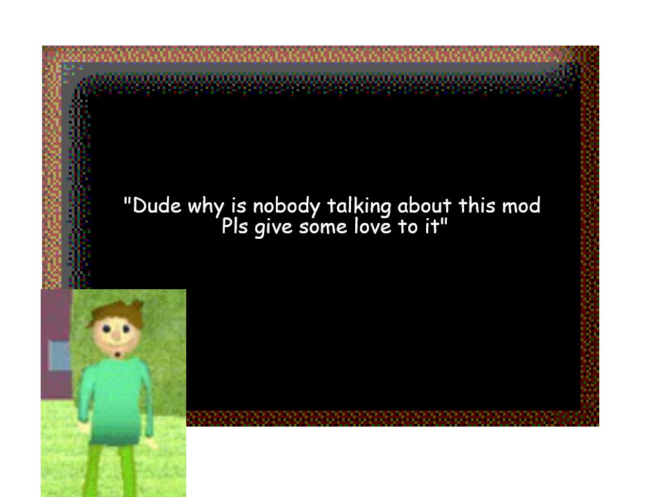 Baldi's Basics MOD/FANGAME Confessions tweet media