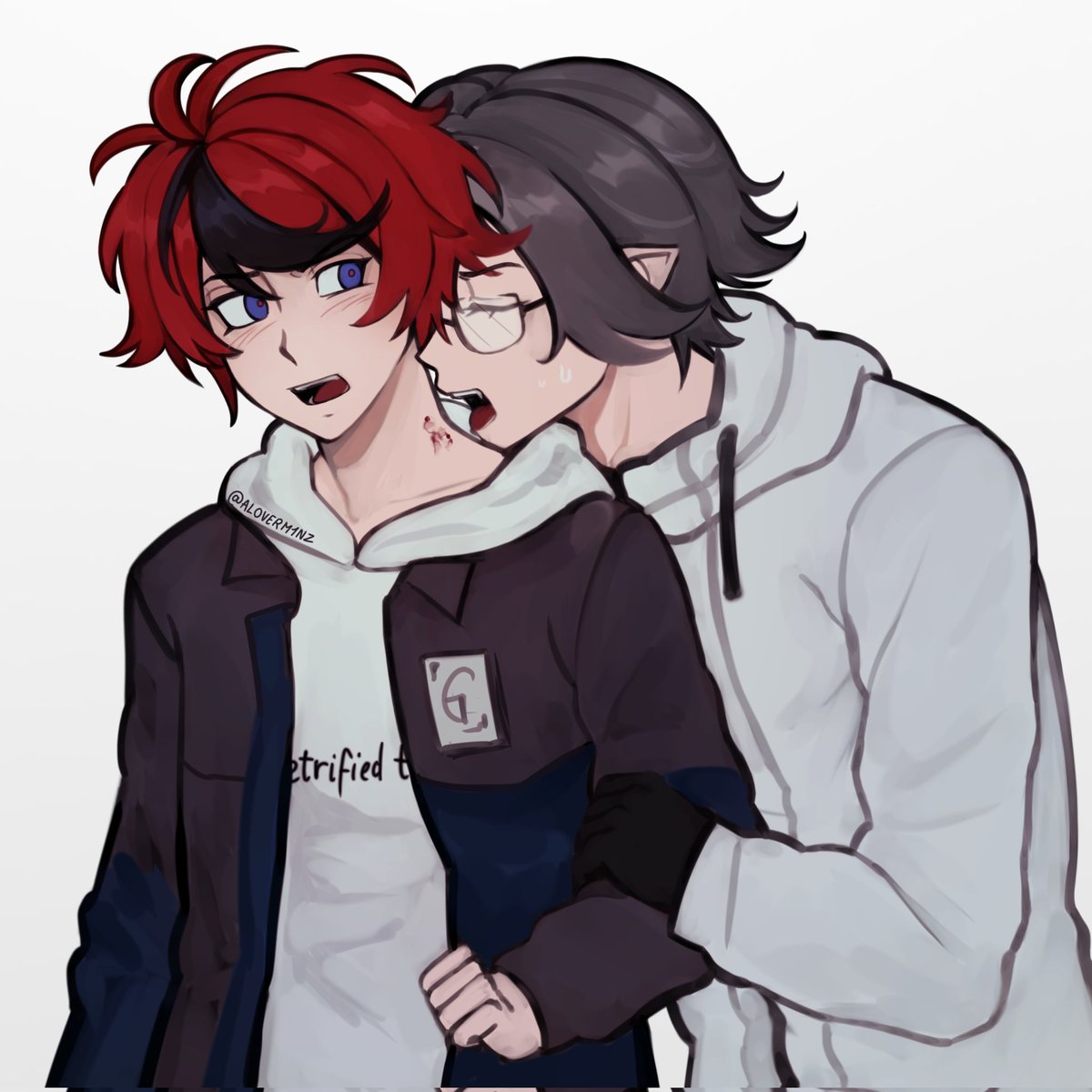 eitaku. Vampirism. #eitaku #hundred_line