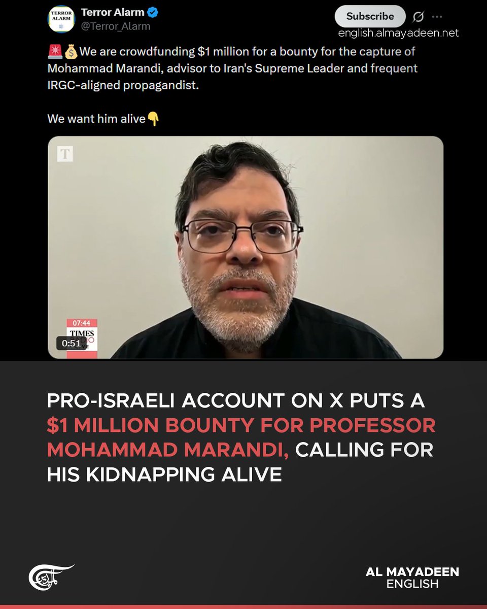 Al Mayadeen English tweet media