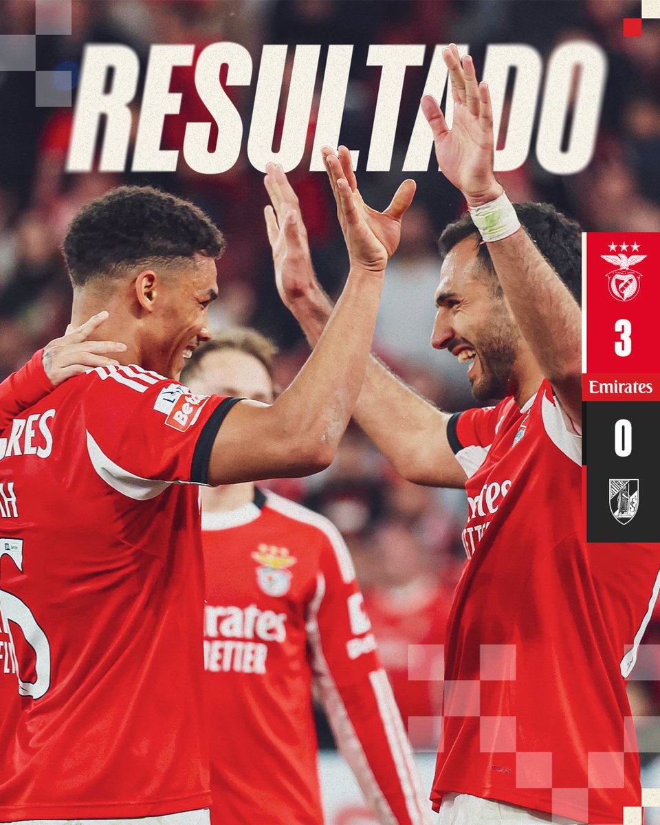 Os três pontos ficam em casa! 💪 

#SLBVSC | #LigaPortugalBetclic