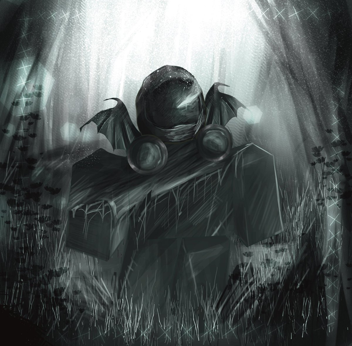 #roblox #robloxart #art Dominus vespertillio