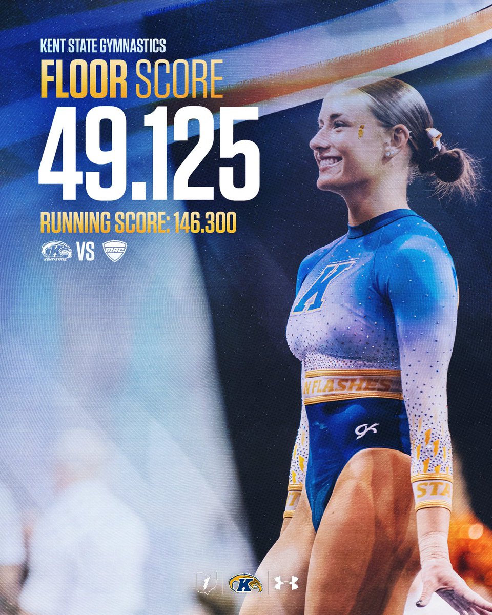 Charlie Behner leads the Flashes with a 9.900 on floor as the Flashes have a 49.125 as a team. Their final rotation is on vault during rotation 6.

📺 tinyurl.com/3aufa59w
📊 tinyurl.com/8ww79myk

#GoFlashes⚡️