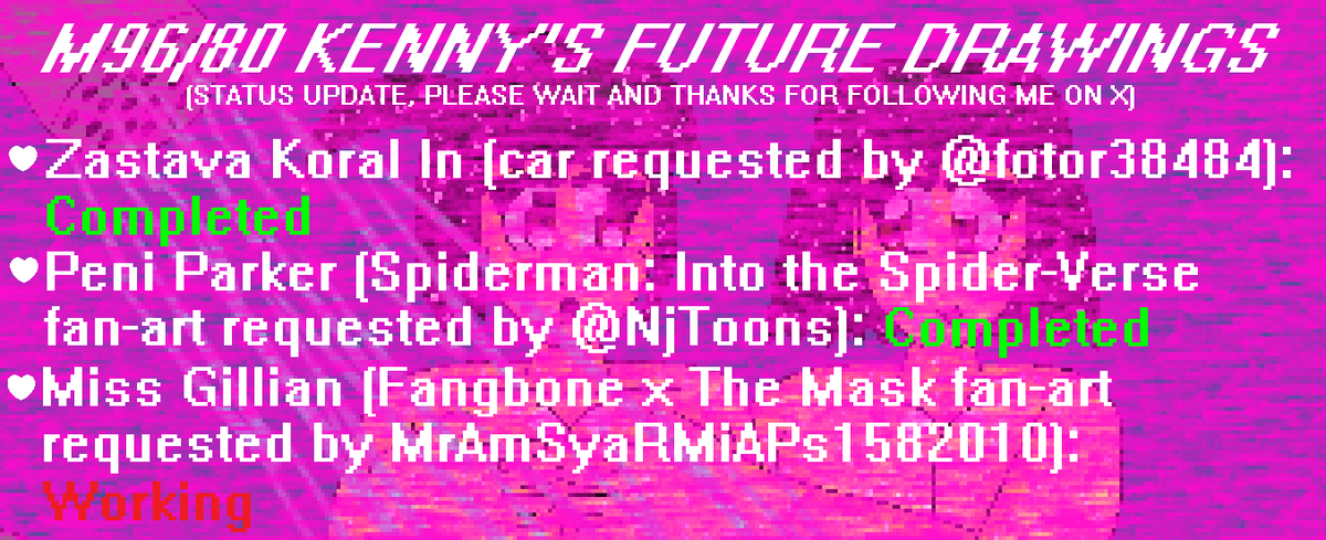 m96_80_gt1_cx's tweet image. Finally, my new upcoming comic is completed, let's see Peni Parker having cute fun next Monday. Now it's time to draw another comic, this will be basically a crossover with The Mask, because Miss Gillian from Fangbone will wear it 😮
#FYP #TwitterArtist #ComingSoon