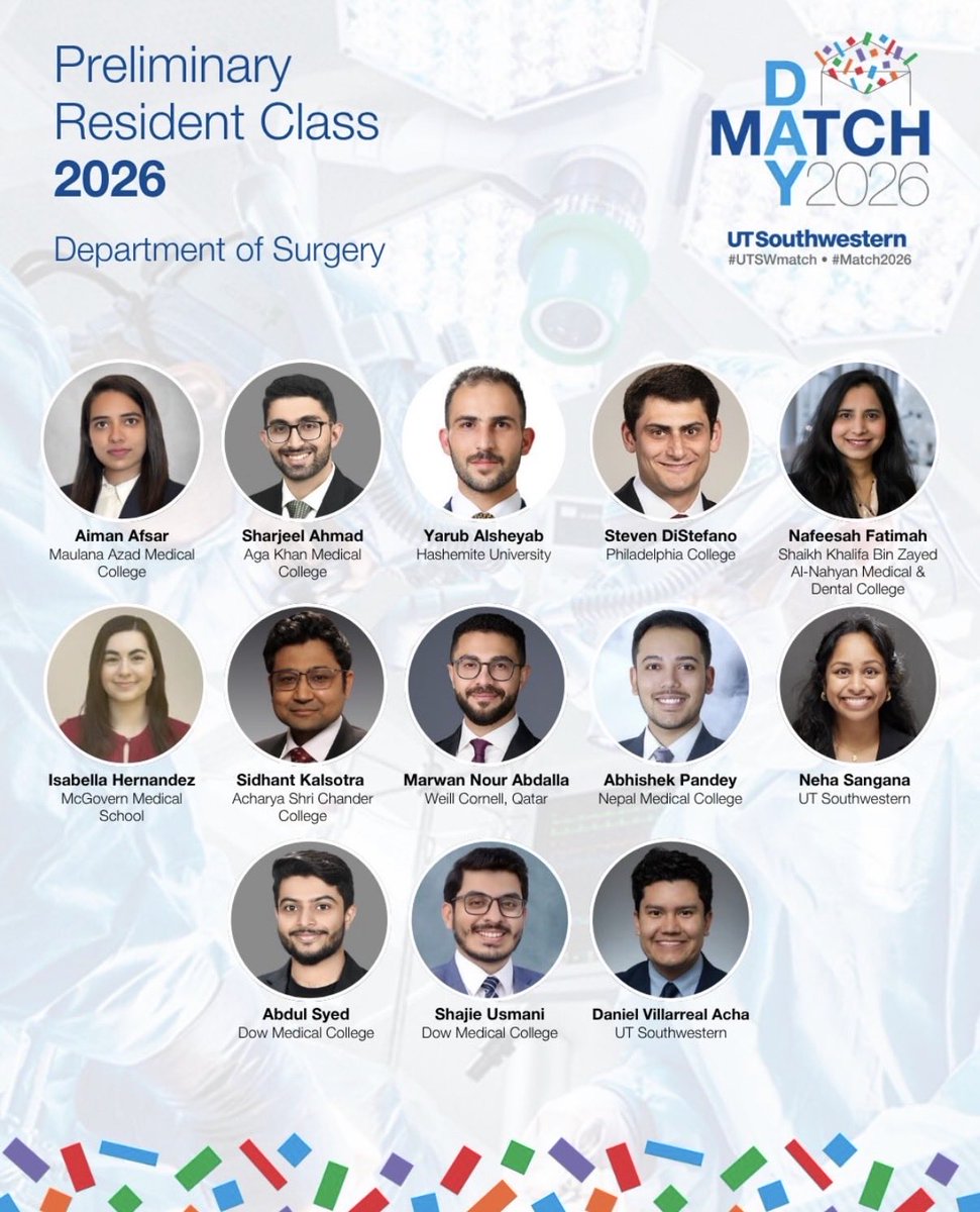 UTSW Surgery Residents tweet media