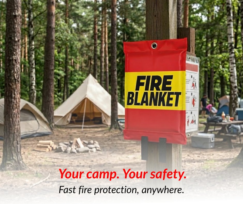 In the deep woods, you are your own fire department. The Mart Cobra Fire Blanket is compact, fast-acting, and leaves zero chemical mess behind.

Essential gear for every camper.