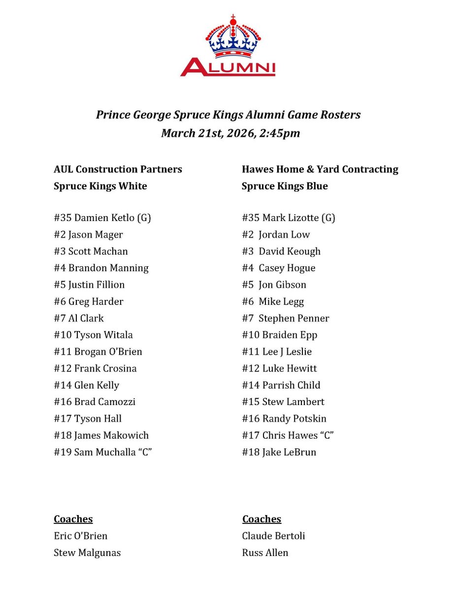 Prince George Spruce Kings tweet media