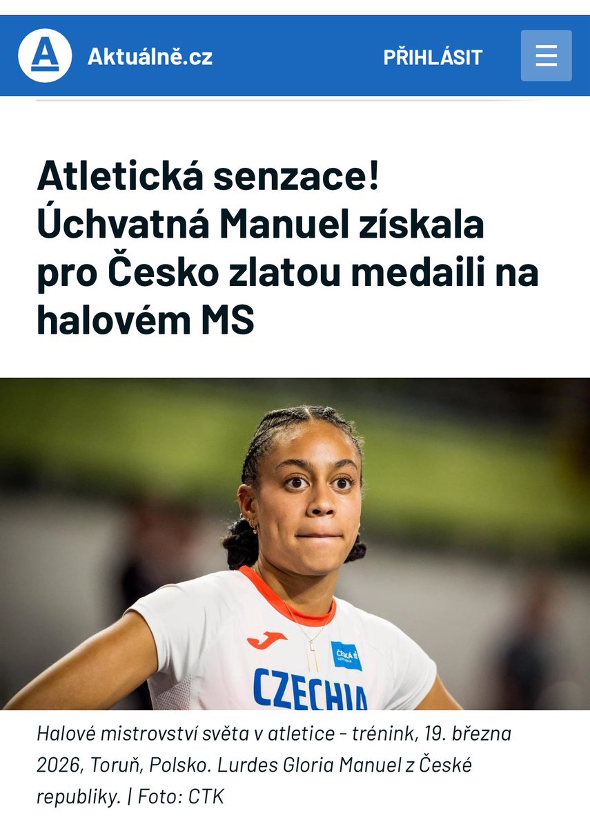 Michaela Šebelová tweet media