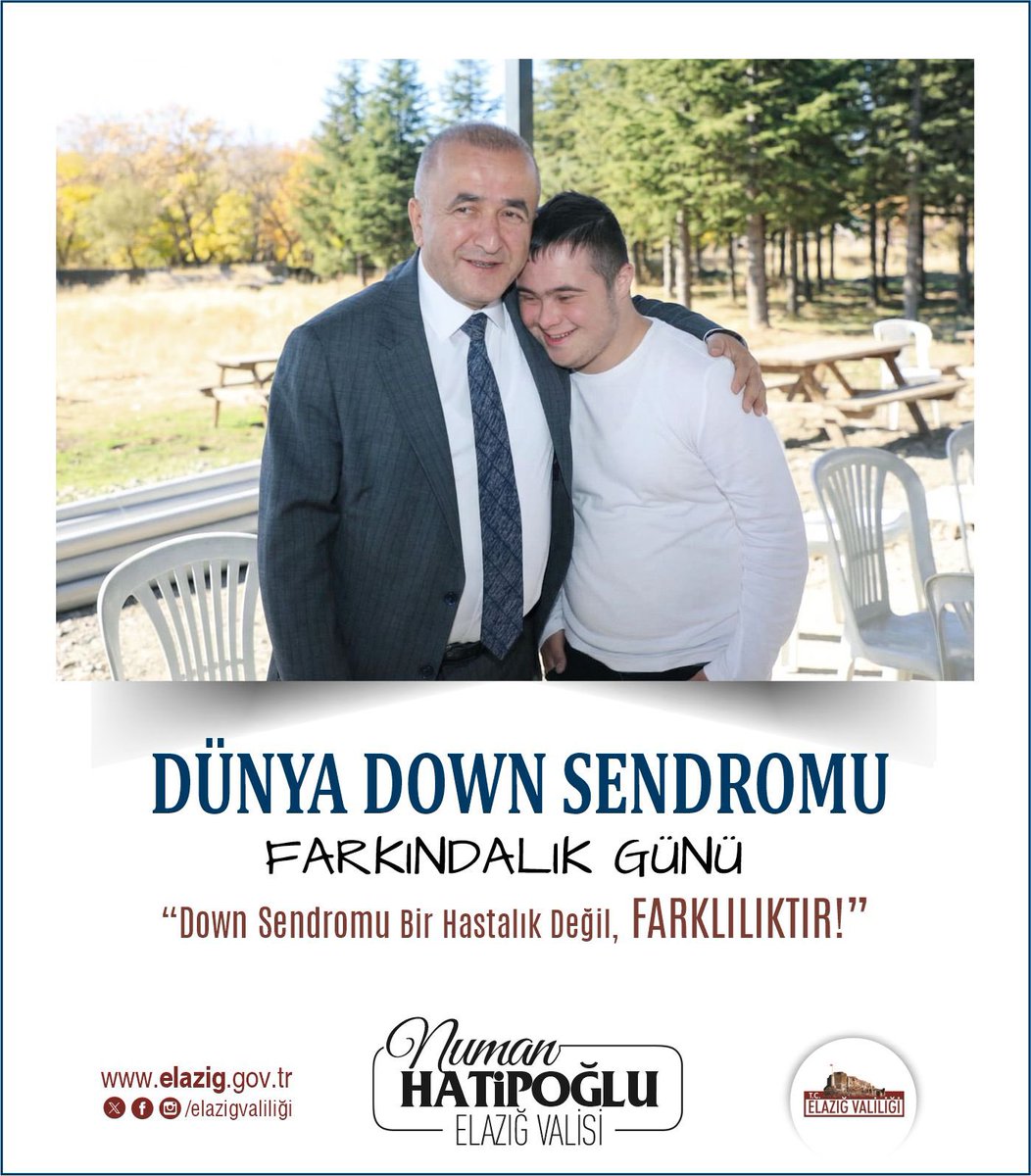 numanhatipoglu's tweet photo. “Sevgiyle Kurulan Her Bağ, Hayatı Hepimiz İçin Güzelleştirir.”

Sevginin en saf hâlini yüreğinde taşıyan, hayata umut ve samimiyet katan özel bireylerimizin farkındalık günü…
21 Mart Dünya Down Sendromu Farkındalık Günü vesilesiyle; farklılıklarımızın bizi ayrıştıran değil, aksine birbirimize yaklaştıran en kıymetli yönlerimiz olduğunu bir kez daha hatırlıyoruz.

Down sendromlu evlatlarımızın içten gülüşlerinde; sabrı, sevgiyi ve hayata dair en gerçek duyguları görüyoruz. Onların hayatın her alanında daha görünür, daha güçlü ve daha mutlu bireyler olarak yer alabilmesi; hepimizin ortak sorumluluğudur. Eğitimden sosyal yaşama, istihdamdan günlük hayata kadar her alanda yanlarında olmak, sadece bir görev değil, aynı zamanda vicdani bir sorumluluktur.

Asıl mesele, farklılıkları görmek değil; o farklılıkları sevgiyle kucaklayabilmektir. Kalpten kurulan her bağ, hayatı daha anlamlı ve daha yaşanılır kılar.

Bu özel vesileyle, Down sendromlu bireylerimizin ve kıymetli ailelerinin daima yanlarında olduğumuzu vurguluyor; daha kapsayıcı, daha güçlü ve daha umut dolu bir toplumu birlikte inşa edeceğimize inanıyorum.
