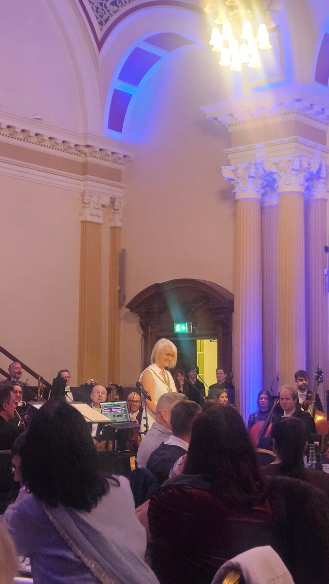 StaceyGraham90's tweet photo. Delighted to attend Lord Mayor Tracy Kelly’s Installation Dinner this evening. She has truly been an incredible Lord Mayor for all.
@Tracybelfast1 https://t.co/BpIxw5LqjH
