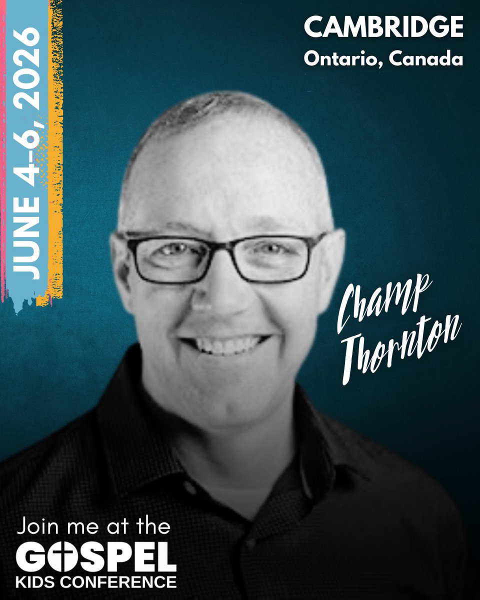 Looking forward to being at the Gospel Kids Conference this June!