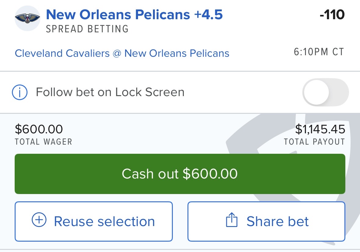 GGBettingCo's tweet photo. Pelicans +4.5 (-110) 🏀

Discord has been consistent gaining profits 🤑📈

New Orleans is healthier, at home, and catching points against a Cleveland team with key injury questions. 

 Tail or fade? 👀

#NBA #NBAPicks #BettingTwitter #SportsBetting https://t.co/ANfCKYgjFx