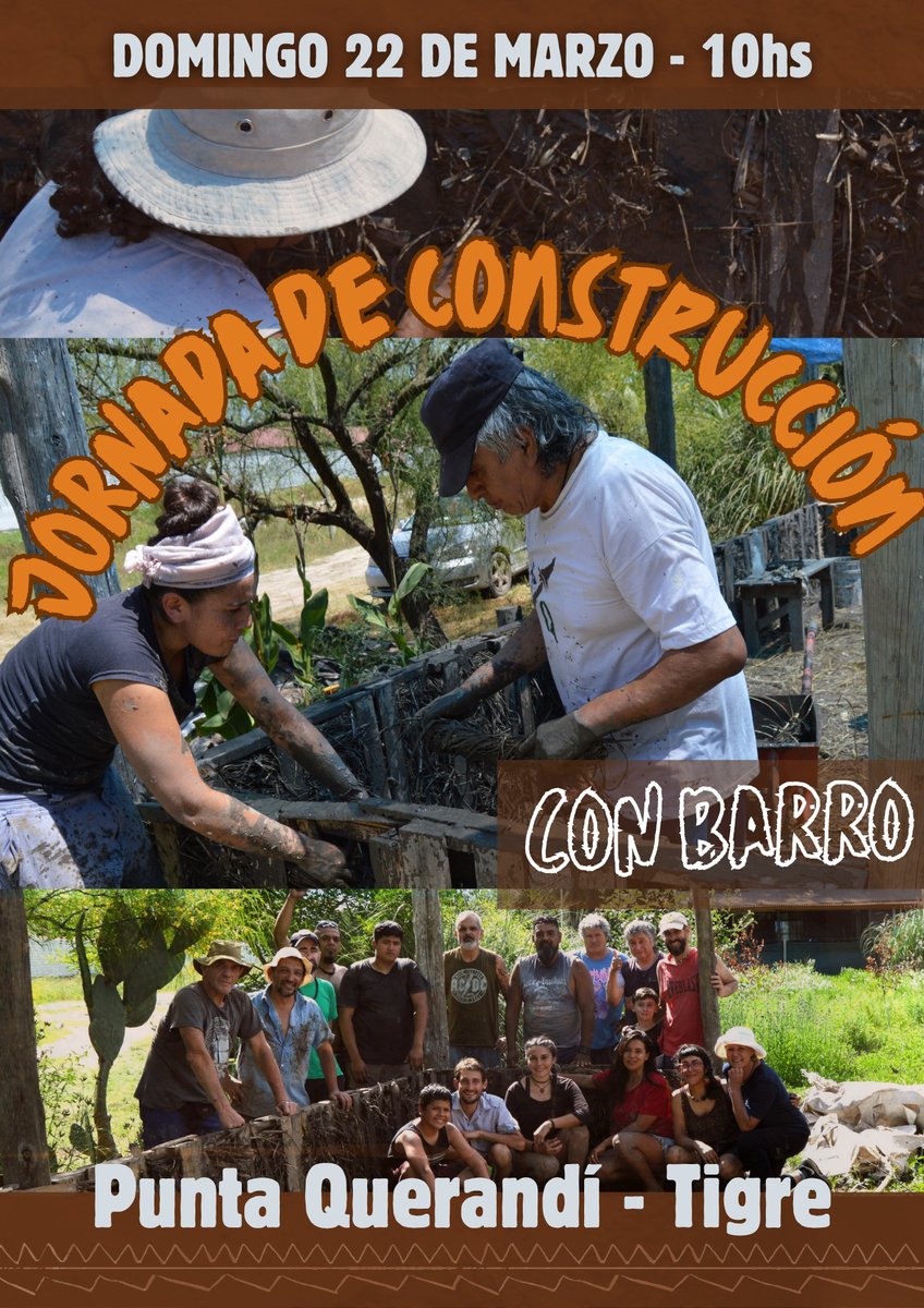 Este domingo 22 de marzo, desde las 10 de la mañana, la comunidad de Punta Querandí invita a participar del trabajo para terminar el revoque grueso de las paredes del vivero, un espacio necesario para fortalecer la huerta agroecológica.

puntaquerandi.com/2026/03/21/ter…
