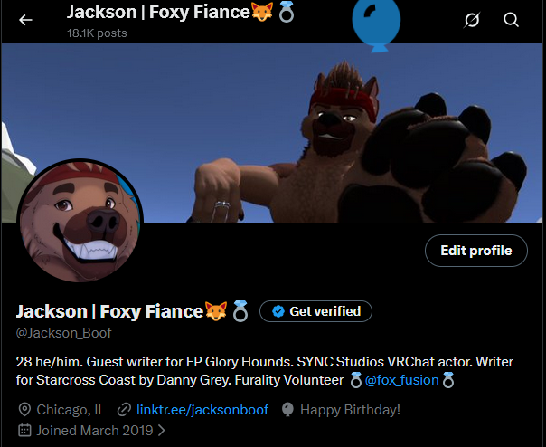 Jackson | Foxy Fiance🦊💍 tweet media