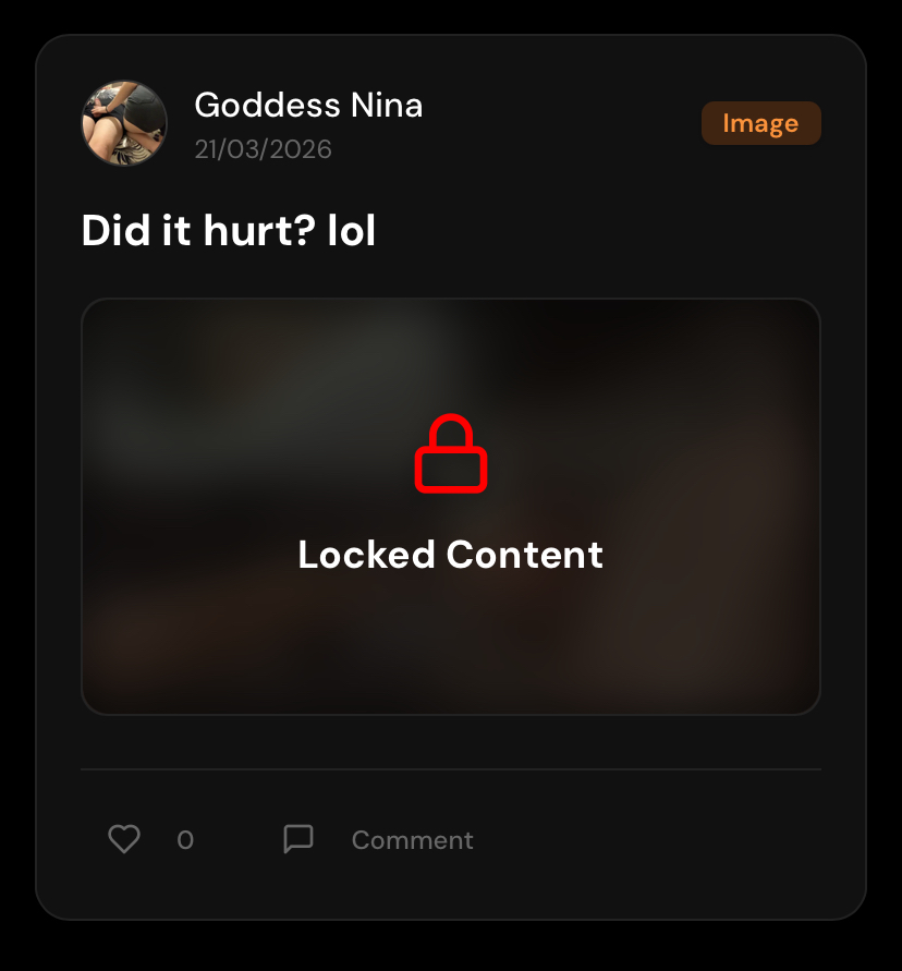 Goddess Nina tweet media