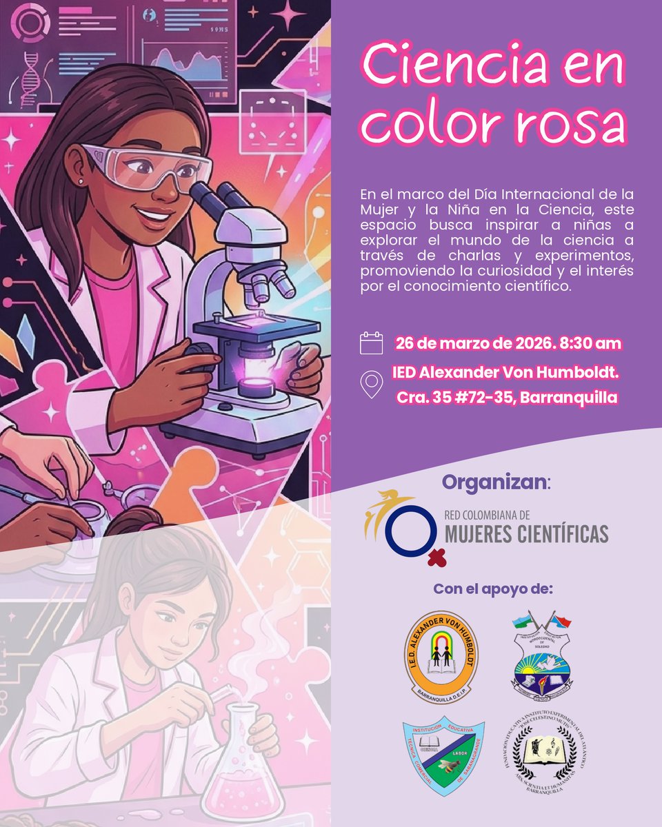 Red Colombiana de Mujeres Científicas tweet media