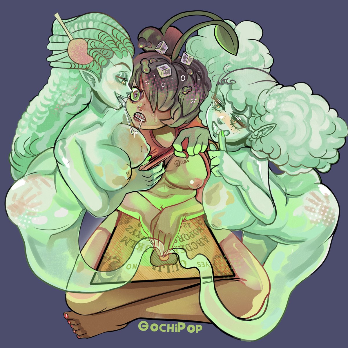 GorechiP's tweet photo. 👻 

#pinupart #pinupgirls #originalcharacter #monstergirl #monstergirls #lesbian #yuri #originalart https://t.co/h3oc7VuILa