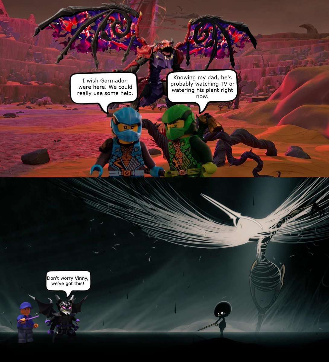 My personal theory about what Garmadon has been up to since the Merge