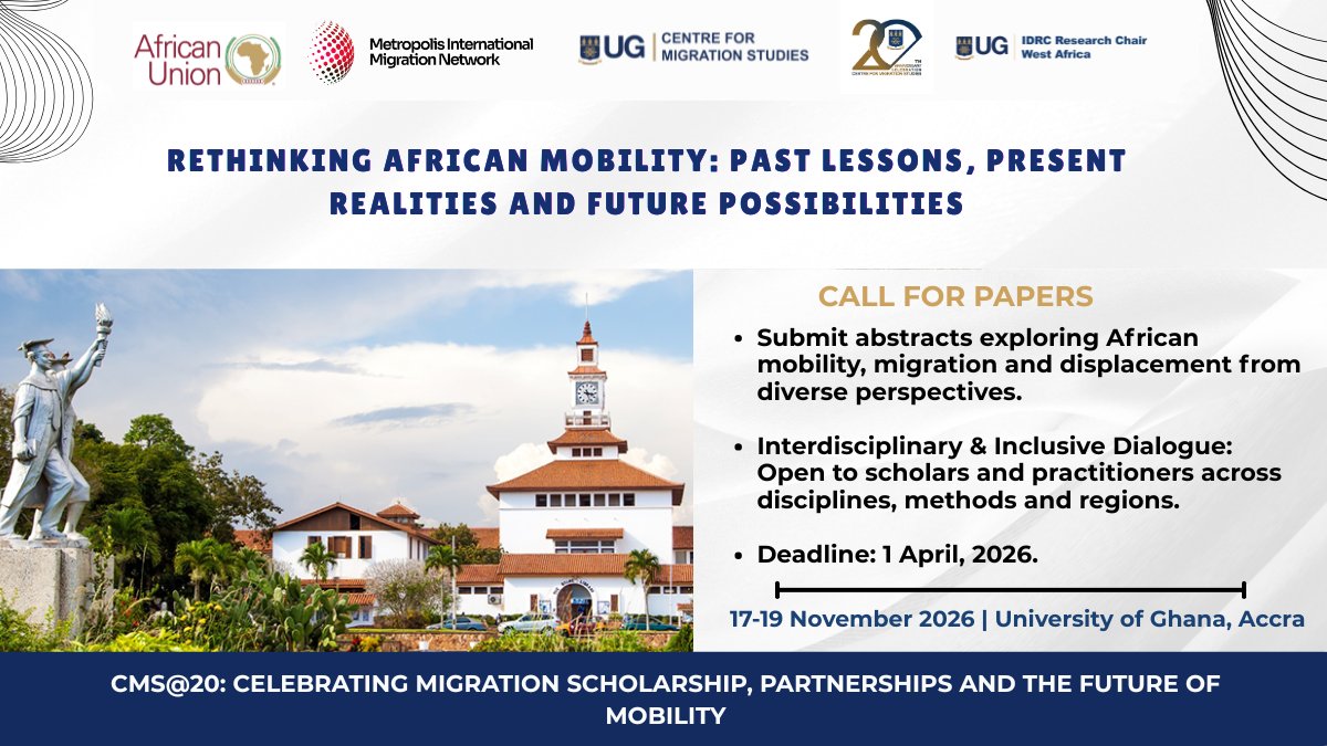 Centre for Migration Studies - UG tweet media