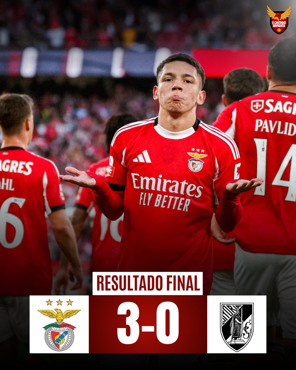 𝗦𝗟 𝗕𝗲𝗻𝗳𝗶𝗰𝗮 3️⃣-0️⃣ 𝗩𝗶𝘁𝗼́𝗿𝗶𝗮 𝗦𝗖

#SLBVSC | #Benfica