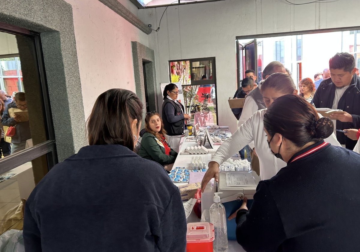Participación activa de mis compañeros en la #FeriaDeLaSalud mi gratitud al <a href="/Gob_Puebla/">Gobierno de Puebla</a> ⁦<a href="/SaludGobPue/">Secretaría de Salud</a>⁩ y en especial al ⁦<a href="/DrEspidio/">Dr. Joaquín Espidio</a>⁩ por acercar los importantes servicios de salud en beneficio de los trabajadores de la Radio, Televisión y Telecomunicaciones.