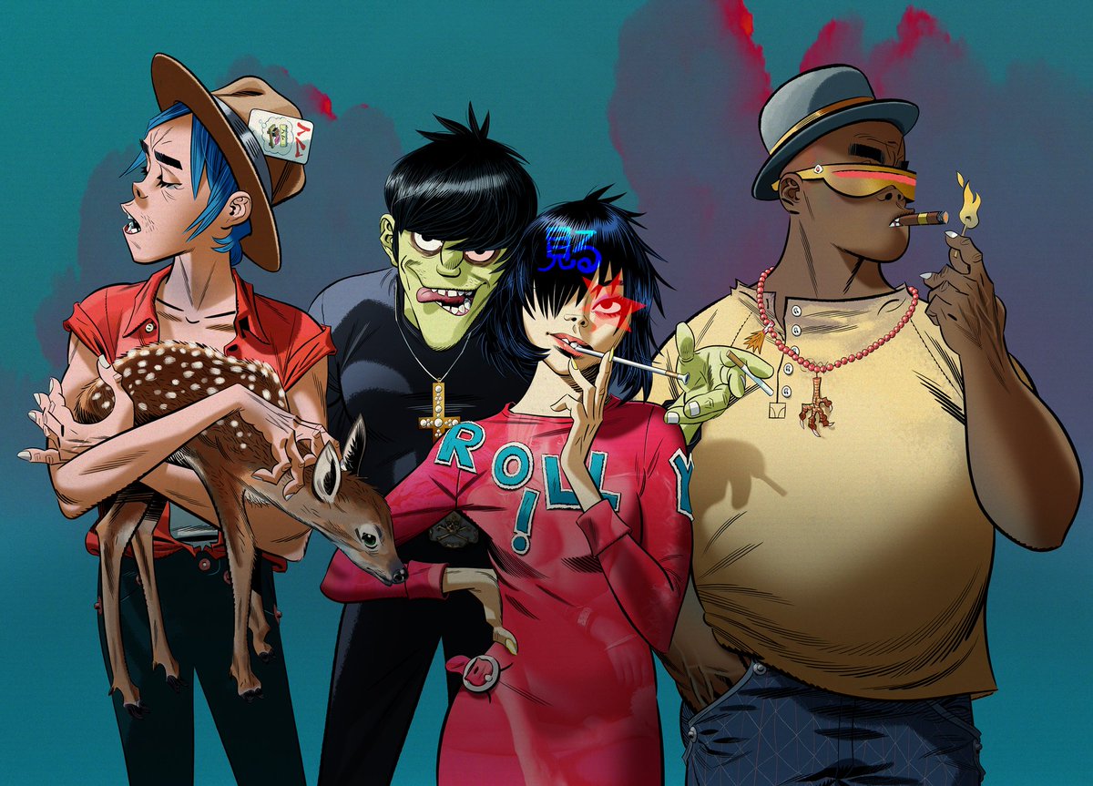 Gorillaz only tweet media