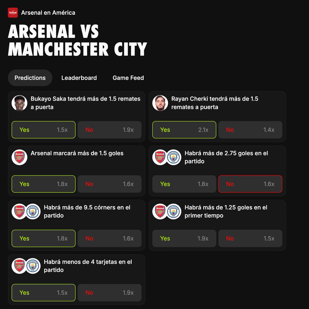 Arsenal Fans en América tweet media