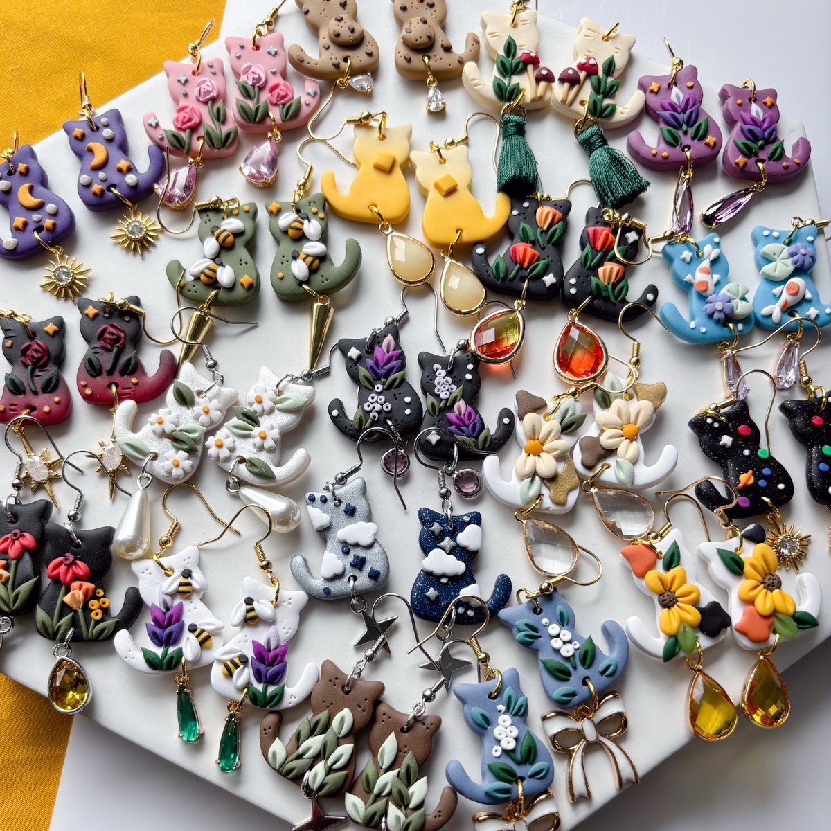 aimee makes earrings • tweet media