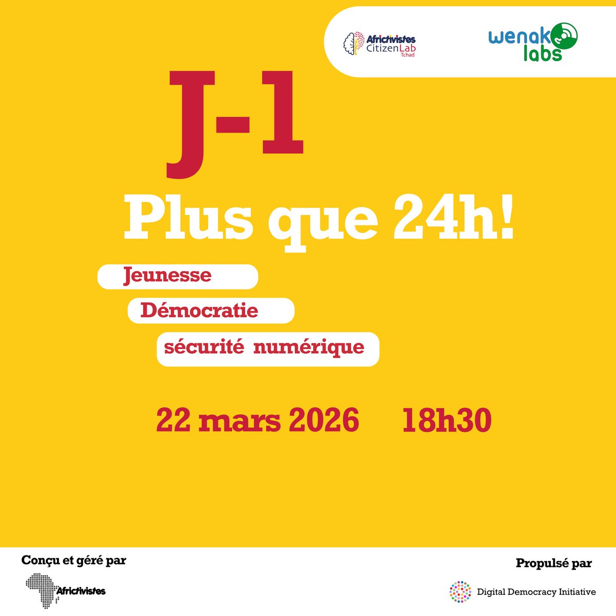 AfricTivistes CitizenLab Tchad tweet media