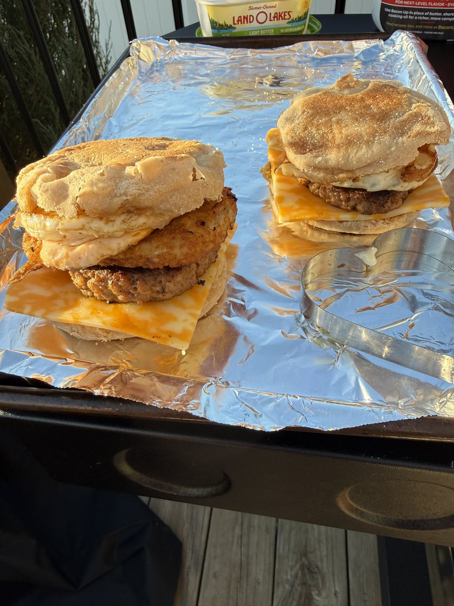 Put in a little griddle time this morning!!