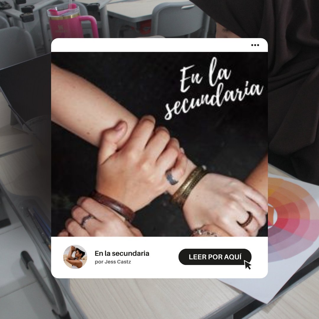 Hay etapas que terminan… incluso dentro de una historia 👀 Otras apenas comienzan.
En la secundaria. Pueden encontrar la historia por Wattpad.
#wattpad #ficcionjuvenil #lectura
wattpad.com/story/73103048…
