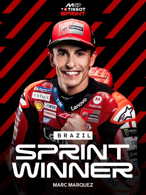 Pole_ondamadrid's tweet image. #BrazilianGP 🇧🇷 #MotoGP 
Gran victoria al #Sprint  de 🇪🇸M.Márquez🥇(1ª Sp. desde Barcelona) remontando para atacar en las últimas vueltas a un combativo 🇮🇹Di Giannantonio (2º)
3º 🇪🇸Jorge Martín vuelve al podio👏, #martinator está de regreso, no subía al podio desde Barcelona 2024