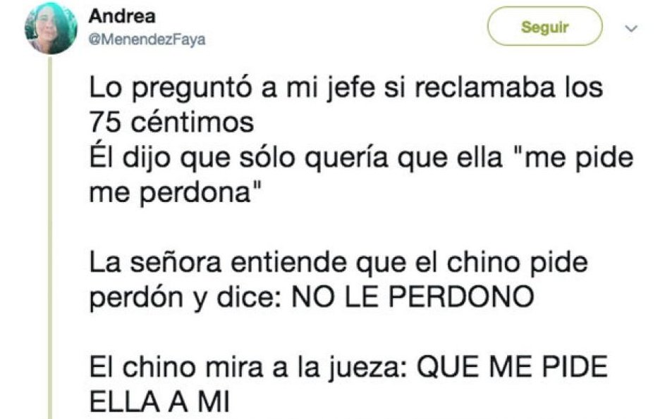 Me pide me perdona.
