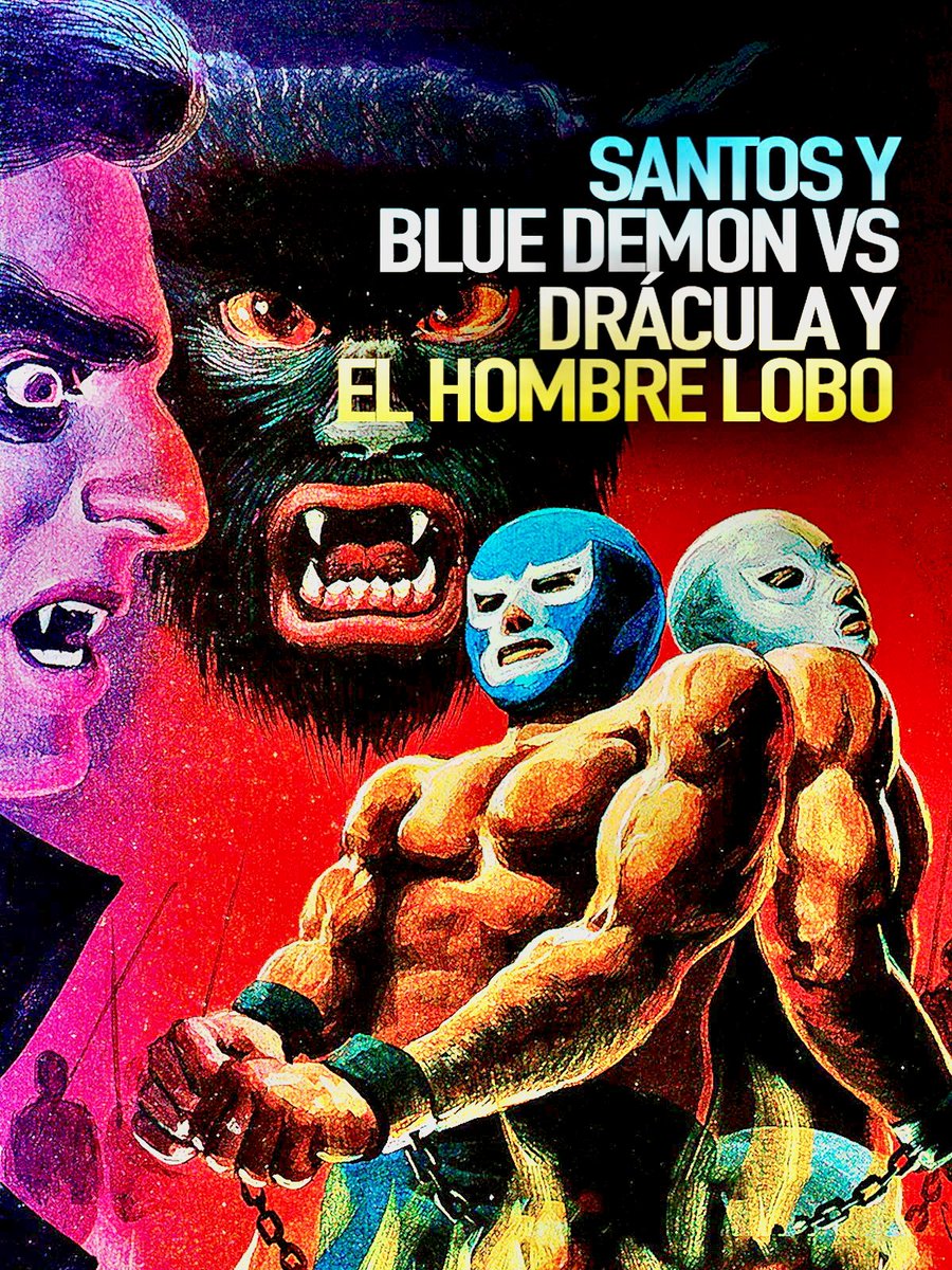 rippersdelight's tweet photo. El Santo &amp; Blue Demon vs. Dracula and the Wolf Man (1973)

1080p MyMux (20.72GB)

Audio: English
Subtitles: English https://t.co/wB4KdX5YLP