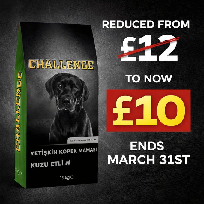 DogDeskAction's tweet image. Every now and then, cards expire or payments don’t go through, and this month it’s left us short by 2⃣0⃣ bags of food.

If you can help keep the bowls full, you can send a bag here (vegan option available) ⬇️
 dogdeskshop.com/products/chall…
or
paypal.com/donate/?hosted…