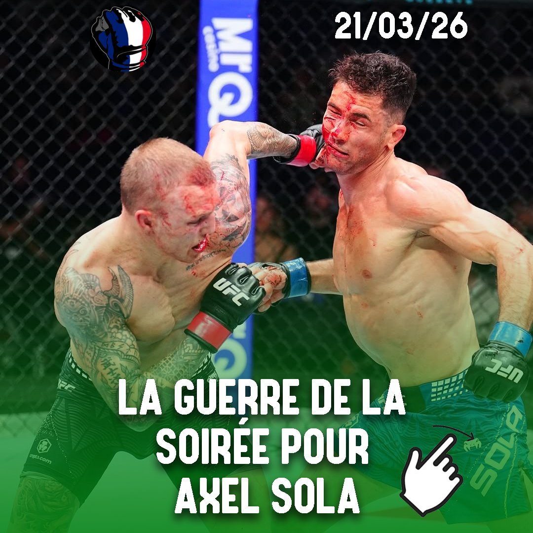 FrenchMma_'s tweet image. 🇫🇷Axel Sola a fait une véritable guerre face à 🏴󠁧󠁢󠁷󠁬󠁳󠁿Mason Jones. Revenons en quelques temps sur ce combat légendaire. 
⬇️⬇️⬇️⬇️#UFCLondon