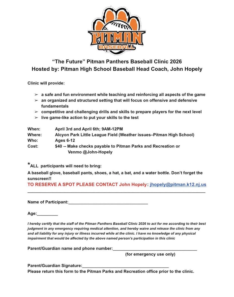 Pitman Baseball Live tweet media