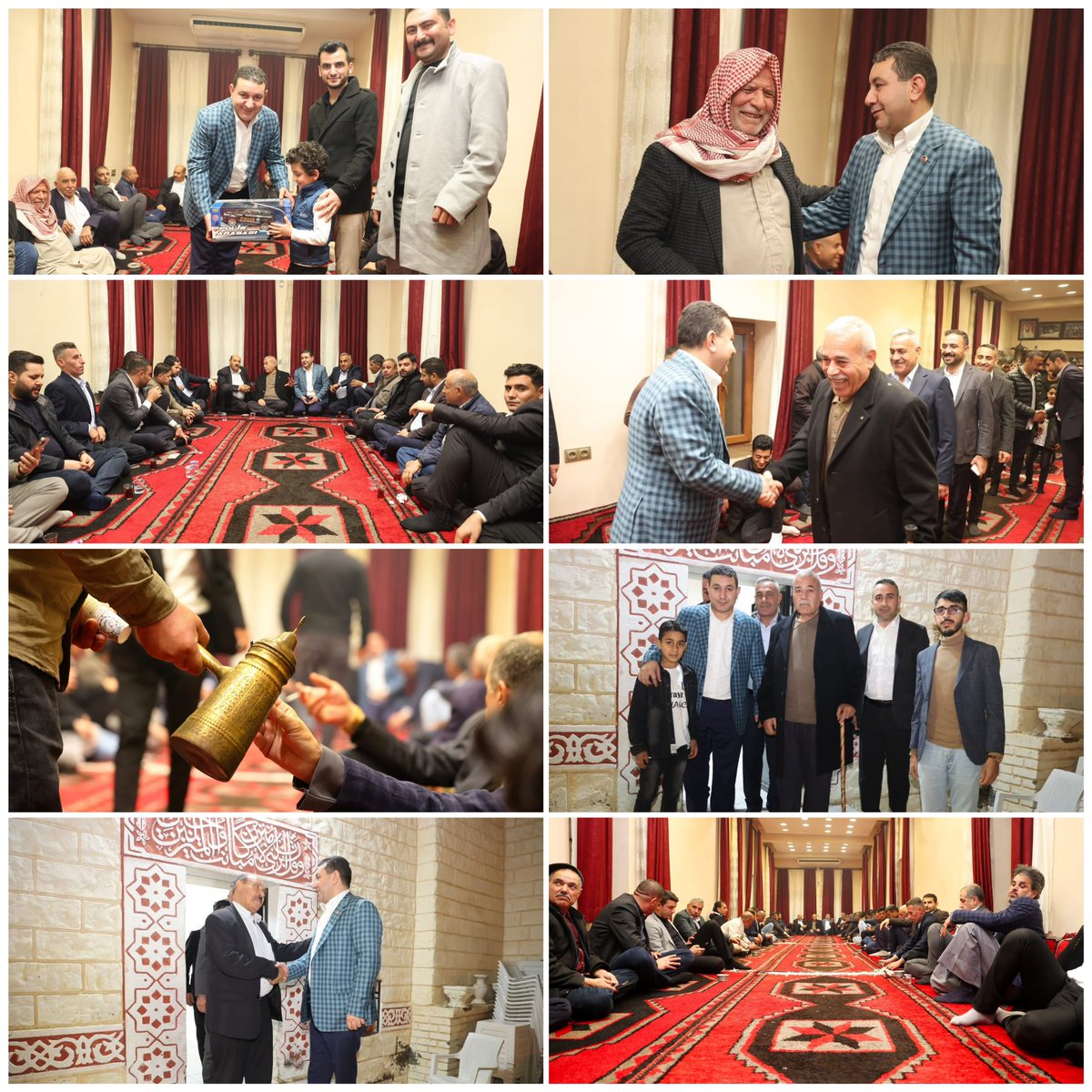 📍Harran - Millet Odası

🤝 Bayramın ikinci gününde de kıymetli hemşehrilerimizle bayramlaşmaya devam ediyoruz.🍬