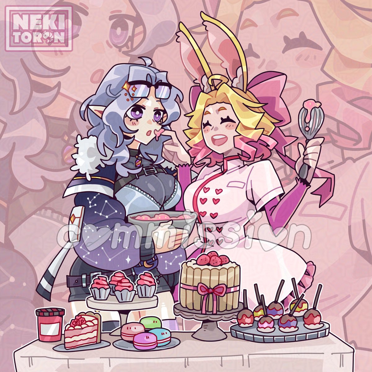 「SweetPetiteMommy and Watson preparing sw」|𝙉єкιтσяση 》🦐のイラスト